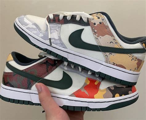 nike dunk multi camo